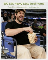 Stadium Seats with Back Support 550LB9″ Higher Back Bleacher Seat for Adults 1