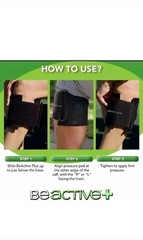 (2 Packs) BeActive+ -Instant Relief Acupressure Calf Brace-Sciatica & Back Pain