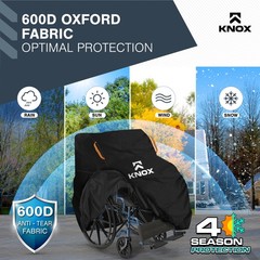 KNOX Universal Wheelchair Cover, 600D Waterproof & Dustproof, 39″ x 30″ x 39″