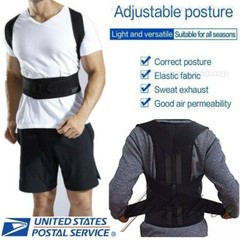 For Men Women Posture Corrector Support Lower Upper Back Shoulder Brace Belt USA