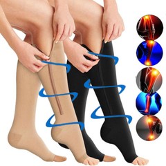3 Pair Compression Calf Sleeve Running Leg Support Brace Sport Shin Splint Socks