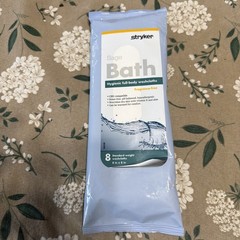 Stryker Sage 7989 Bath Hygienic Full-Body Washcloths Fragrnce Free 1 Pack of 8