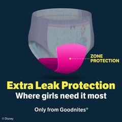 Goodnites Girls Nighttime Bedwetting Underwear, S/M (43-68 lbs), 44 Count, Pink