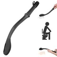 Toilet Paper Wiping Aids Long Portable Comfort Self Assist Wiper For