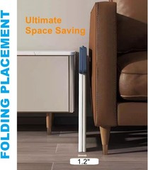 Foldable Bath Shower Safety Chair Seat Blue,Foldable and Anti-Slip Bench Bathtub