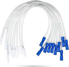 10 Pack 20 Inch Leg Bag Extension Tubing – Flexible, Latex-Free Drainage