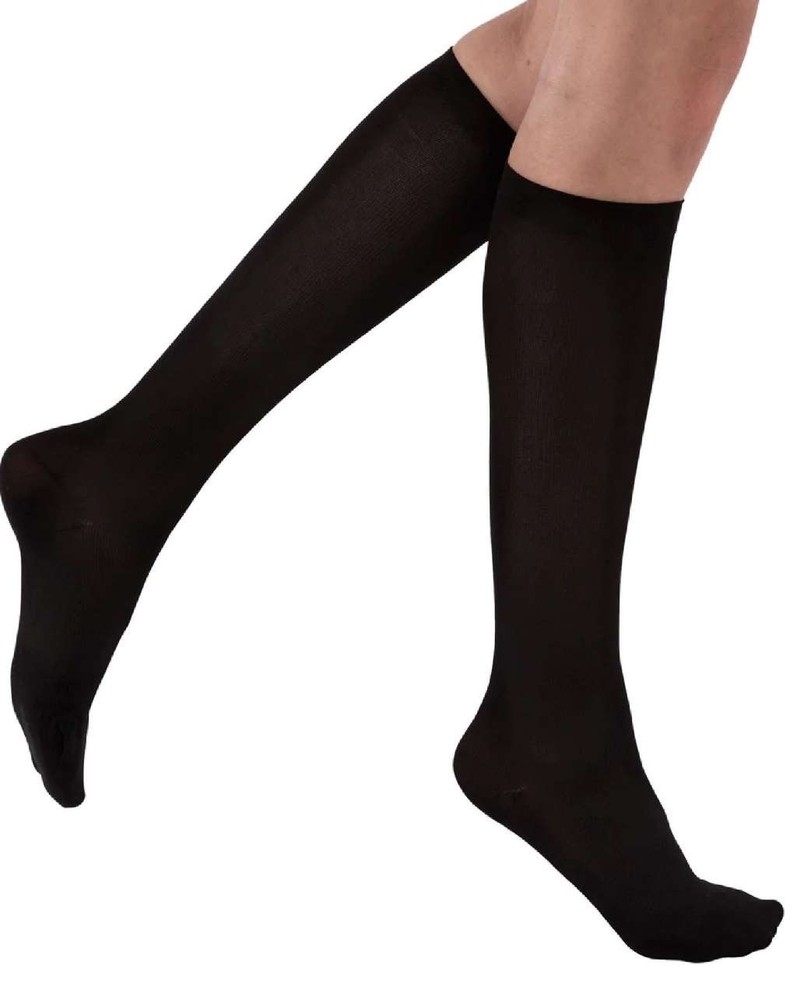 Activa Soft Fit Knee High Closed Toe 20-30mmHg Black 2X-Large