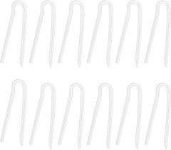 12pcs Size13 BTE Hearing Aid Earmold Tubes Pre-Cut Bent Clear Replacement Tubing