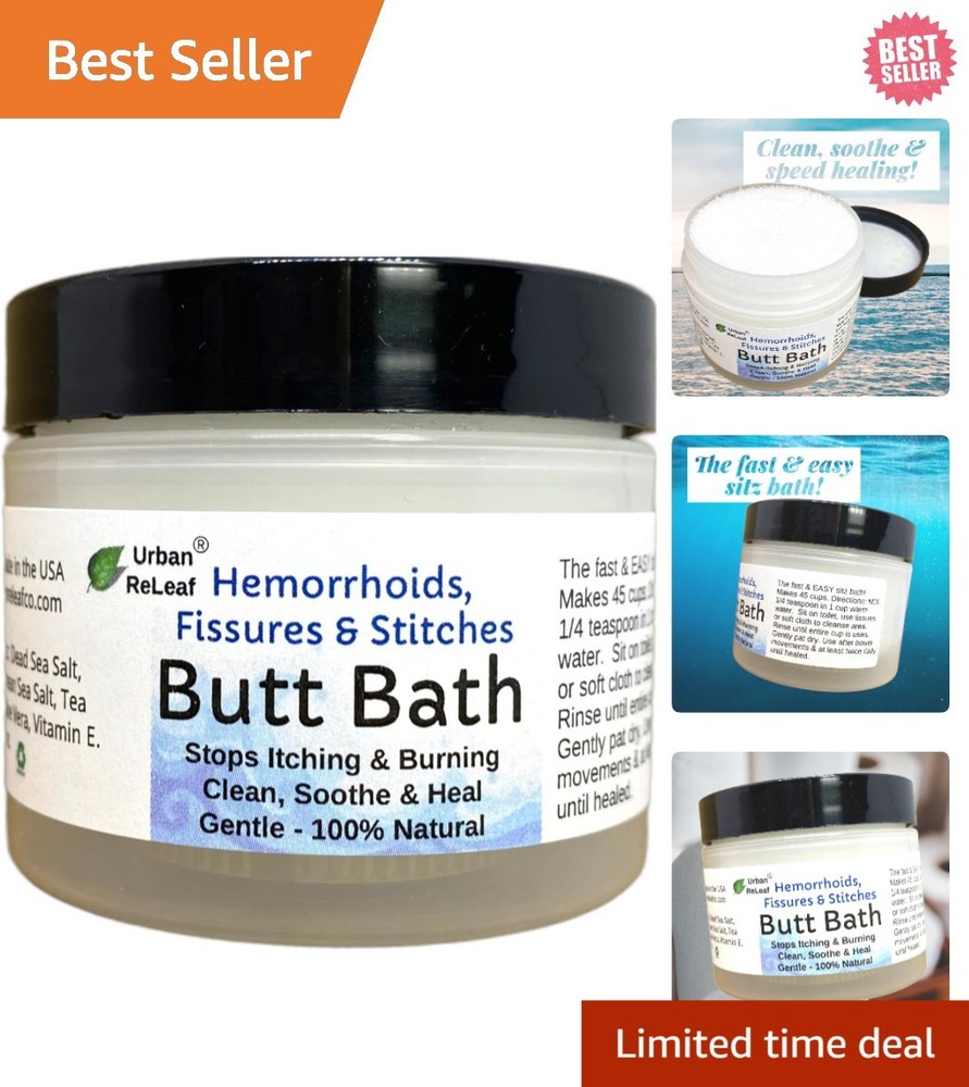 Compact 4 oz Sitz Bath: Effective Relief for Fissures and Burning Sensation