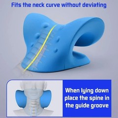 Neck and Shoulder Relaxer|Spine Alignment|Chiropractic Pillow|Massage Pillow|TMJ