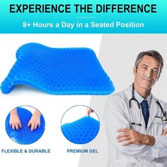 Gel Seat Cushion for Long-Lasting Comfort & Pain Relief