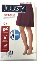 JOBST Opaque Compression Stockings 15-20 mmHg Natural Beige Medium Soft Touch