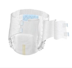 Medline FitRight Incontinence Unisex Adult Diapers Briefs 5XL 90-106in 229-269cm