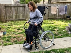 Custom Manual Wheelchair with Vertical Standing Function – Sit-to-Stand Mobility