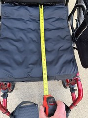 Ki Mobility Catalyst 5 Wheelchair 20×18 w/ ROHO Mosaic Air Cushion 2024 Red