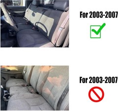 Front Driver Side Bottom Replacement Seat Cover Cloth Dark Gray and Bottom Foam