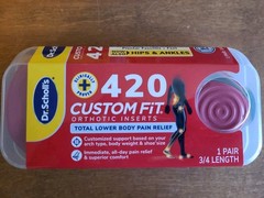 Dr. Scholl’s CF420 Custom Fit Orthotic Inserts 1 Pair 3/4 Length