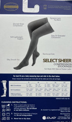 Dr. Comfort Women’s Select Sheer Thigh Highs – 15-20 & 20-30 mmHg -Silicone Lace