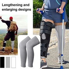 Knee Brace Undersleeves 8 Pack Non Slip Compression Sleeve for Under Brace
