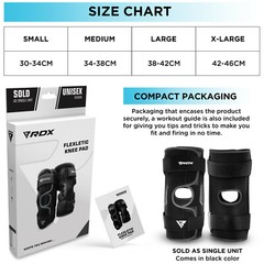 Knee Support Brace by RDX, Elastic, Knee Support for Joint Pain Relief, Neoprene