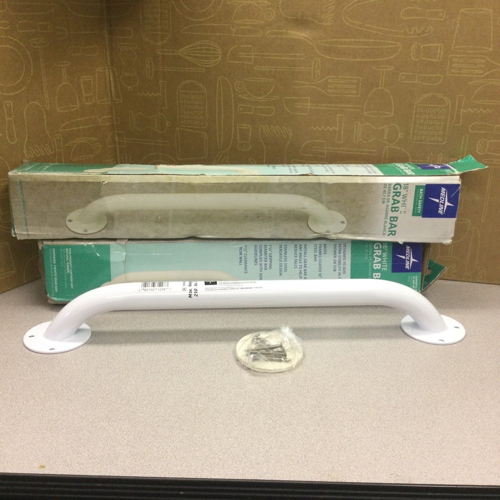 Midline Grab Bar 2 Pieces One 18 Inch And 16 Inch
