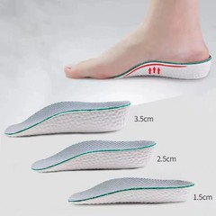 Orthopedic Height Increase Insoles for Men Women Shoes Flat Feet Arch Support
