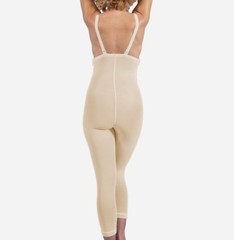 Choose Design Veronique Zippered Full Body Girdle M 855 Crotchless Straps