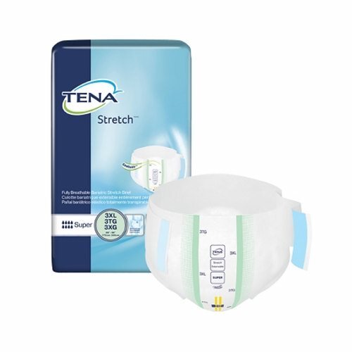 Unisex Adult Incontinence Brief TENA Stretch Bariatric Tab Closure 3X-Large Disp