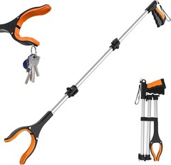 Compact 43” Grabber Reacher with Foldable Design: Ideal for Home & Mobility Aids