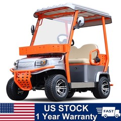 ZVG 2-Seater Electric Golf Cart with 800lb Capacity 60V 1800W 24mph 35 Miles
