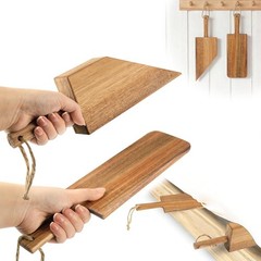 Mattress Lifter & Bed Sheet Tucker Tool Set, Acacia Wood for Changing Sheets .