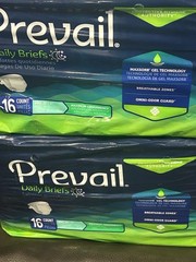 Prevail daily briefs 16 Count Small 20-31 Inch 2pack 32 Total