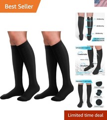 30-40mmHg Medical Graduated Compression Socks for Women&Men Circulation-Compr…