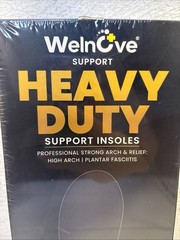 220+ lbs Heavy Duty Arch Support Insoles – Welnove Men 8-9.5