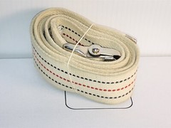 Large Gait Belt W/ Metal Buckle, 58 Inch, White Essential Medical Supply Medline