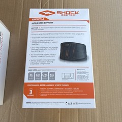 New! Shock doctor ultra back support level three size L/XL 34–38