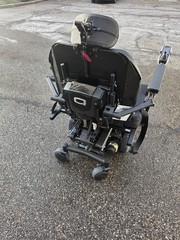 Plus Size Motor Electric Wheelchair Mobility Aid Lithium Battery