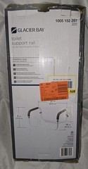NEW Glacier Bay Toilet Support Rail Adjustable Grab Bar
