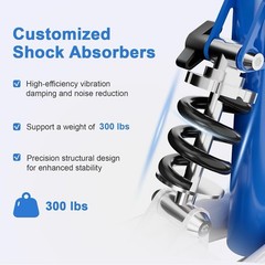Aojin Steerable Knee Walker Scooter WB-2201 Blue 2773R