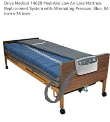 Drive Medical 14029 Med-Aire Low Air Loss Mattress Replacement System Twin