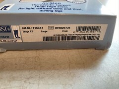 JOBST RELIEF COMPRESSION THIGH STOCKINGS 15-20 mmhg Supports