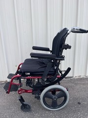 Quickie IRIS Tilt-In-Space Wheelchair Manual Transport JAY J3 Back & Cushion