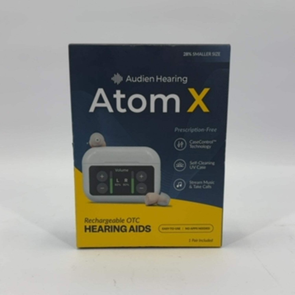 New Audien Hearing AtomX OTC Hearing Aid