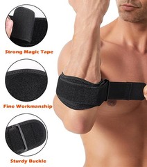 2 Pack Elbow Brace for Golfer & Tennis Adjustable Strap for Pain Relief Support