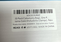 Hubei Heagi 20 Pack Colostomy Bags – One Piece Ostomy Bag Ostomy Supplies