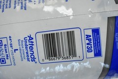 Attends Underwear Extra Heavy Absorbency Large Gray 126 Total 7 Packs 44-58 In