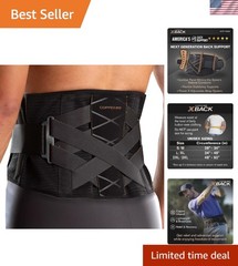 Curved Lumbar Support Brace for Arthritis Relief – Large/XL Size Available