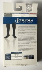 Truform Leg Health – Medium (7.5 – 10) Black Knee High Men’s Dress Socks – 1942