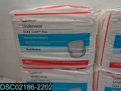 QTY=80: CARDINAL HEALTH SURE CARE HEAVY ABSORBENCY UNDERWEAR DIAPER SMALL/MEDIUM