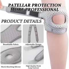 Knee Brace Support Neoprene Patella Stabilizing Compression Straps Adjustable US
